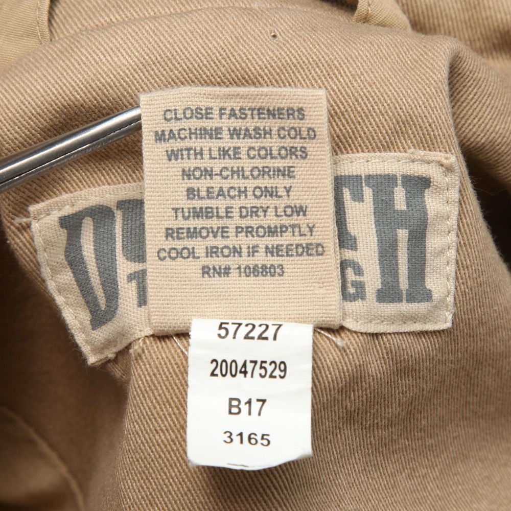Duluth Trading Co Blazer Jacket Mens Medium Tan Cotton Workwear Utility Pockets - Picture 6 of 15